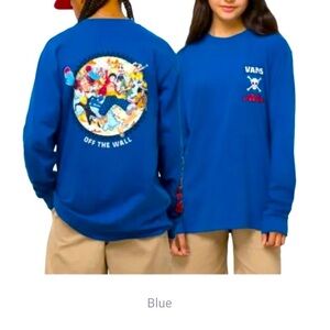 New Vans One Piece Anime Long Sleeve Shirts